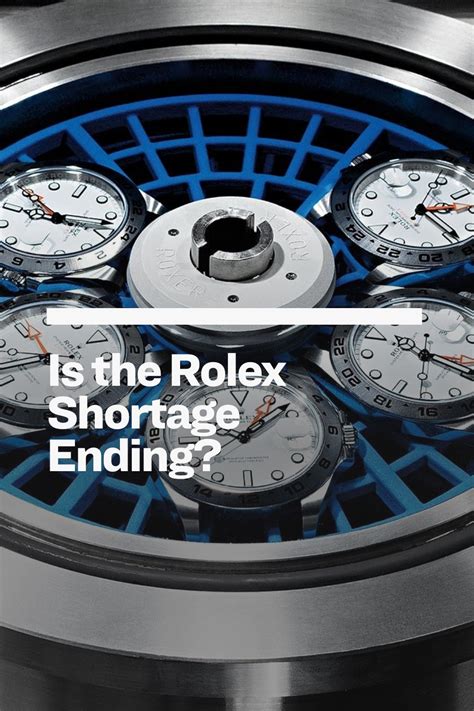 rolex production shortage